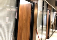 Ядровые смачивая деревянные перегородки офиса с рамкой алюминиевого сплава