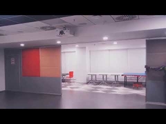 SONO Алюминиевая рама Висячие перегородки, открываемая деревянная перегородка для зала