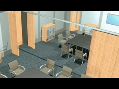 OEM ODM Высоко гибкие подвижные перегородки Сдвижные звукоизоляционные разделители помещений