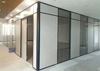Стена деревянной перегородки гибкой коллокации стеклянная для космоса офиса модульного частного