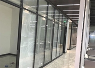 Двойная стена стеклянного раздела закалила стекло для дизайна стеклянный разделять офиса