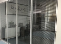 Раздел офиса ODM OEM алюминиевый стеклянный с дверью офиса шторок стеклянной